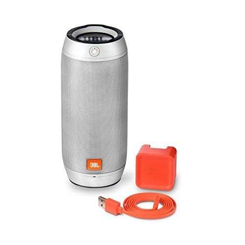 JBL Pulse 2 Portable Splashproof Bluetooth Speaker Silver Audio Docks Mini iPod Best Portable Audio Deals & Coupons in America